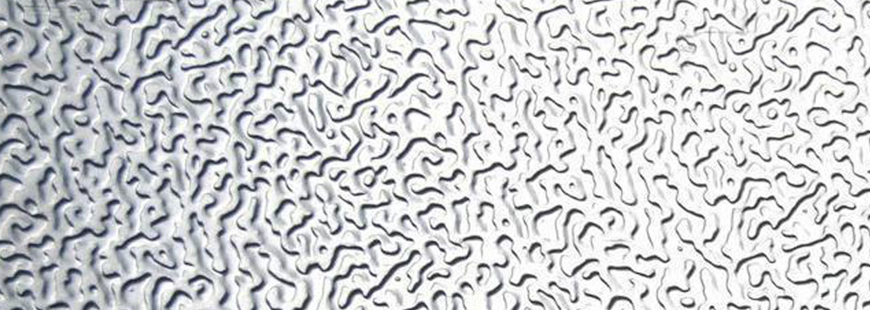 Estuco en relieve de aluminio