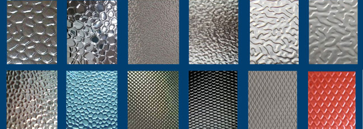 Estuco en relieve de aluminio