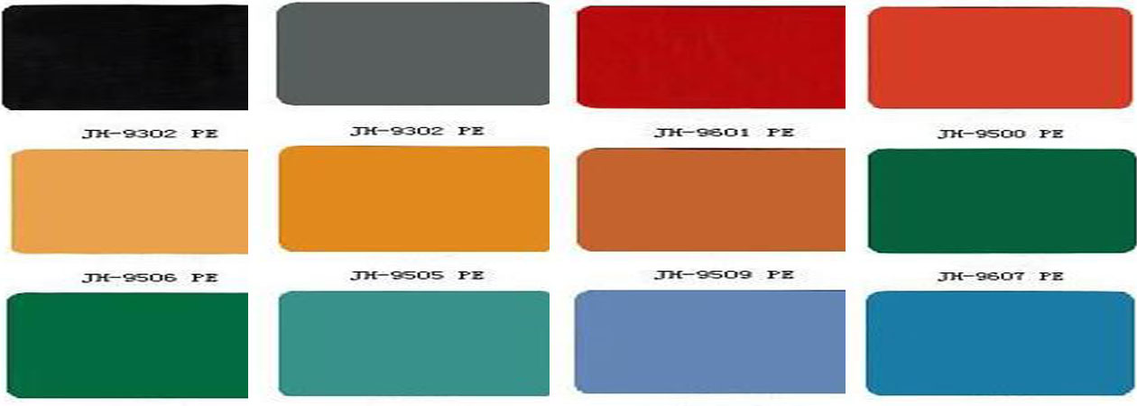 Chapa Lamina de Aluminio con Color